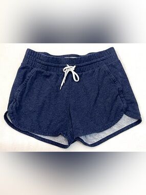 Champion Cotton Blend Navy Blue Athletic Drawstring Shorts Women’s Medium